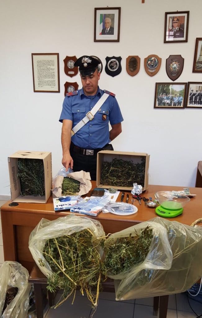 Hashish, marijuana e MDMA: 22enne in manette a Carbonia