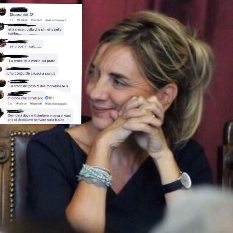 “Disossatela”, “una cruci in conca” l’odio su Facebook contro la deputata Caterina Pes