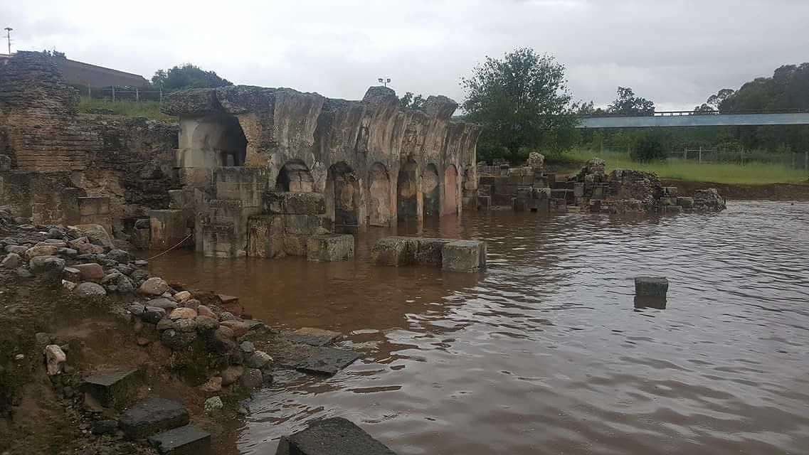 Il Tirso esonda: terme romane di Fordongianus sommerse dall’acqua