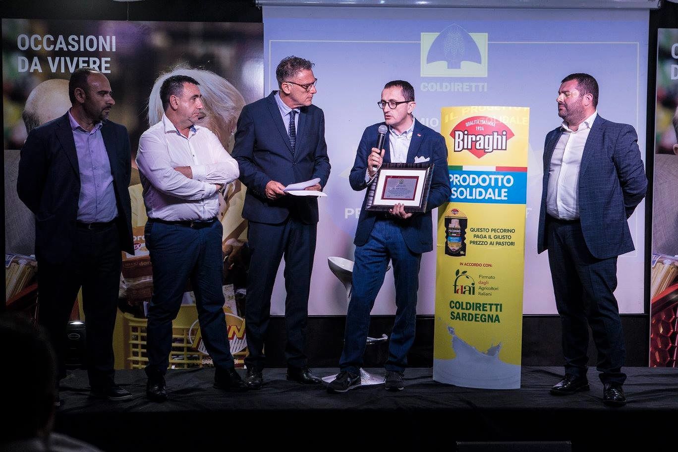 Coldiretti: Biraghi Spa, Pierluigi Fais e Gigi Sanna i Sardi 100% 2018