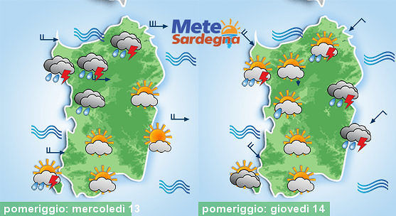 Ma quale estate in anticipo, in Sardegna torna il fresco con acquazzoni e temporali