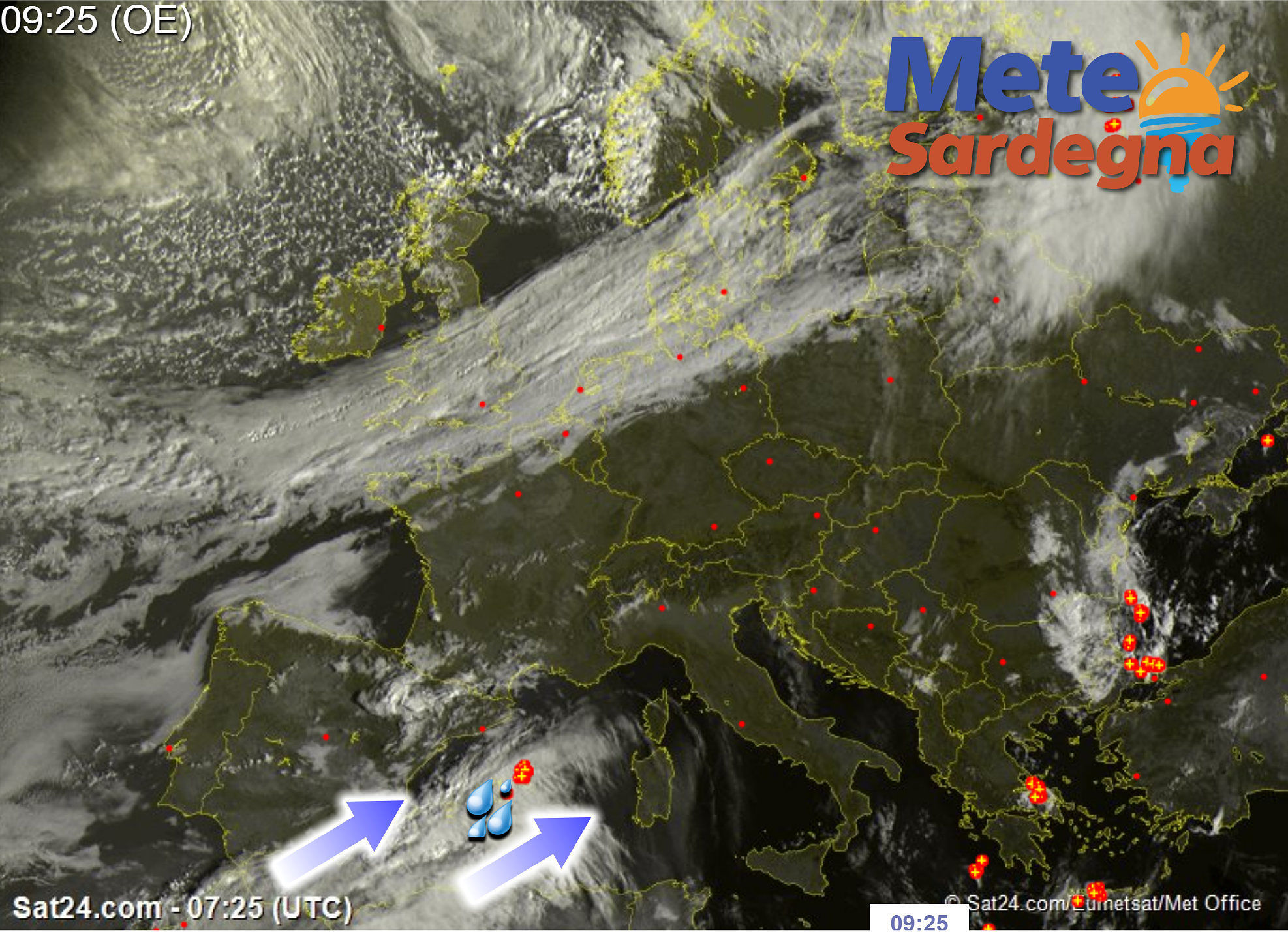 Sardegna, il caldo ha le ore contate: in arrivo un brusco peggioramento meteo