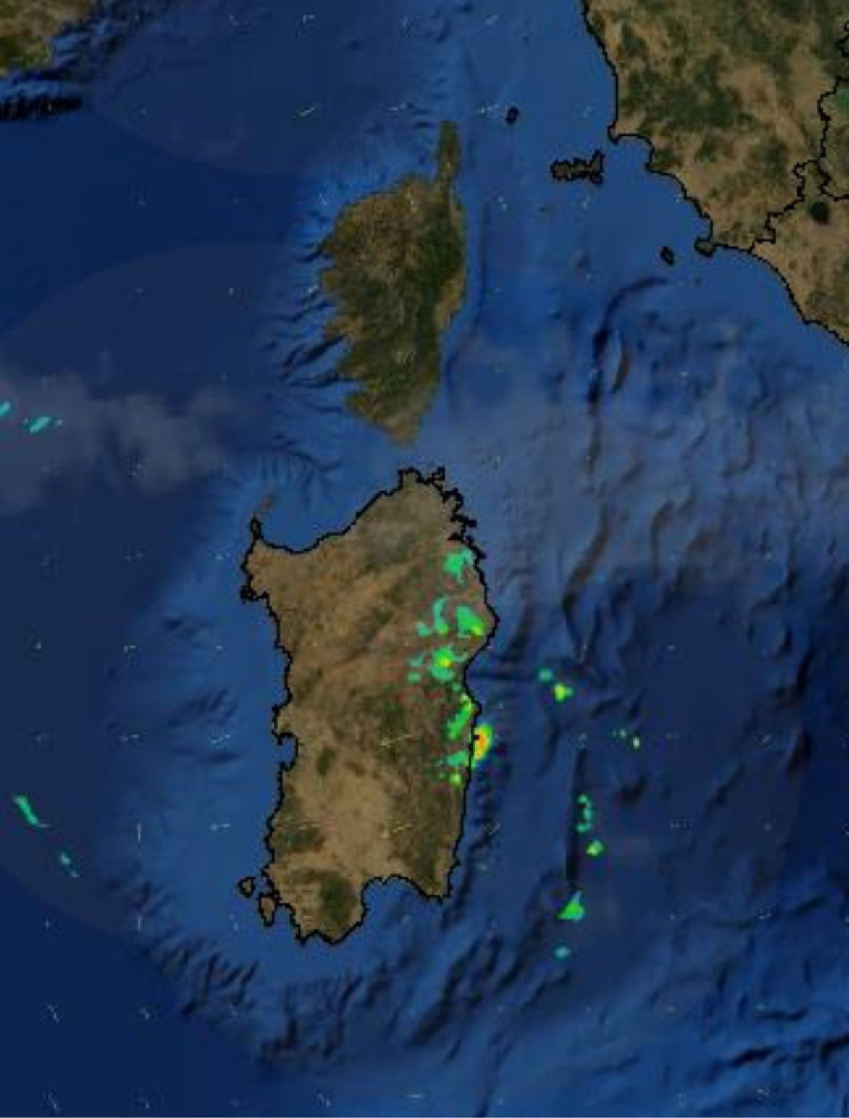 Piove su gran parte della Sardegna, è davvero arrivato l’autunno: il grecale porta il fresco