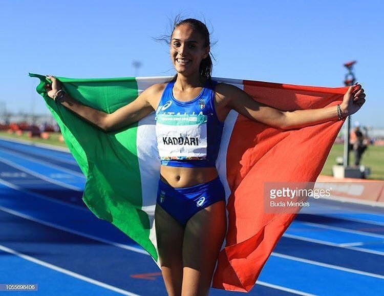 Olimpiadi giovanili, la bellissima quartese Dalia Kaddari medaglia d’argento nei 200 metri
