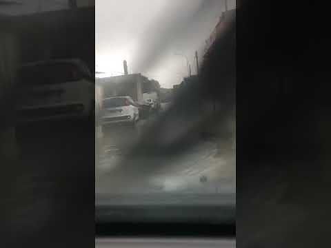 Maltempo, strade come fiumi a Sestu: via Tripoli diventa “navigabile”
