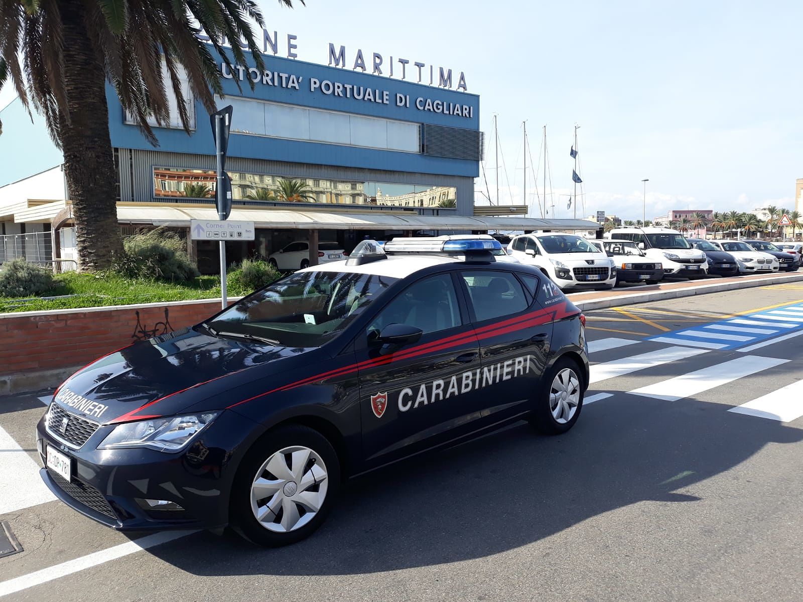 Spaccio di droga al porto di Cagliari, giovane straniero arrestato dai carabinieri