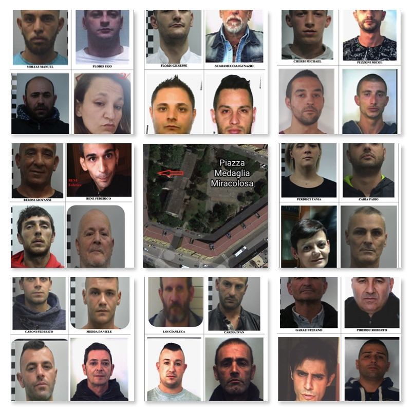 Cagliari, maxi operazione antidroga: 32 arresti tra San Michele, Is Mirrionis e Sant’Elia