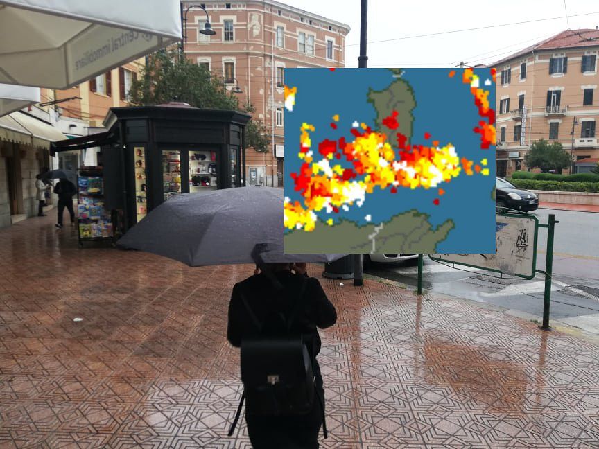 Tempesta di fulmini sulla Sardegna, temporali e freddo in arrivo anche a Cagliari