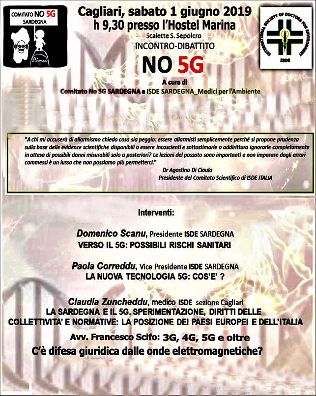 Sperimentazione della tecnologia 5G in Sardegna e rischi per la salute: convegno a Cagliari