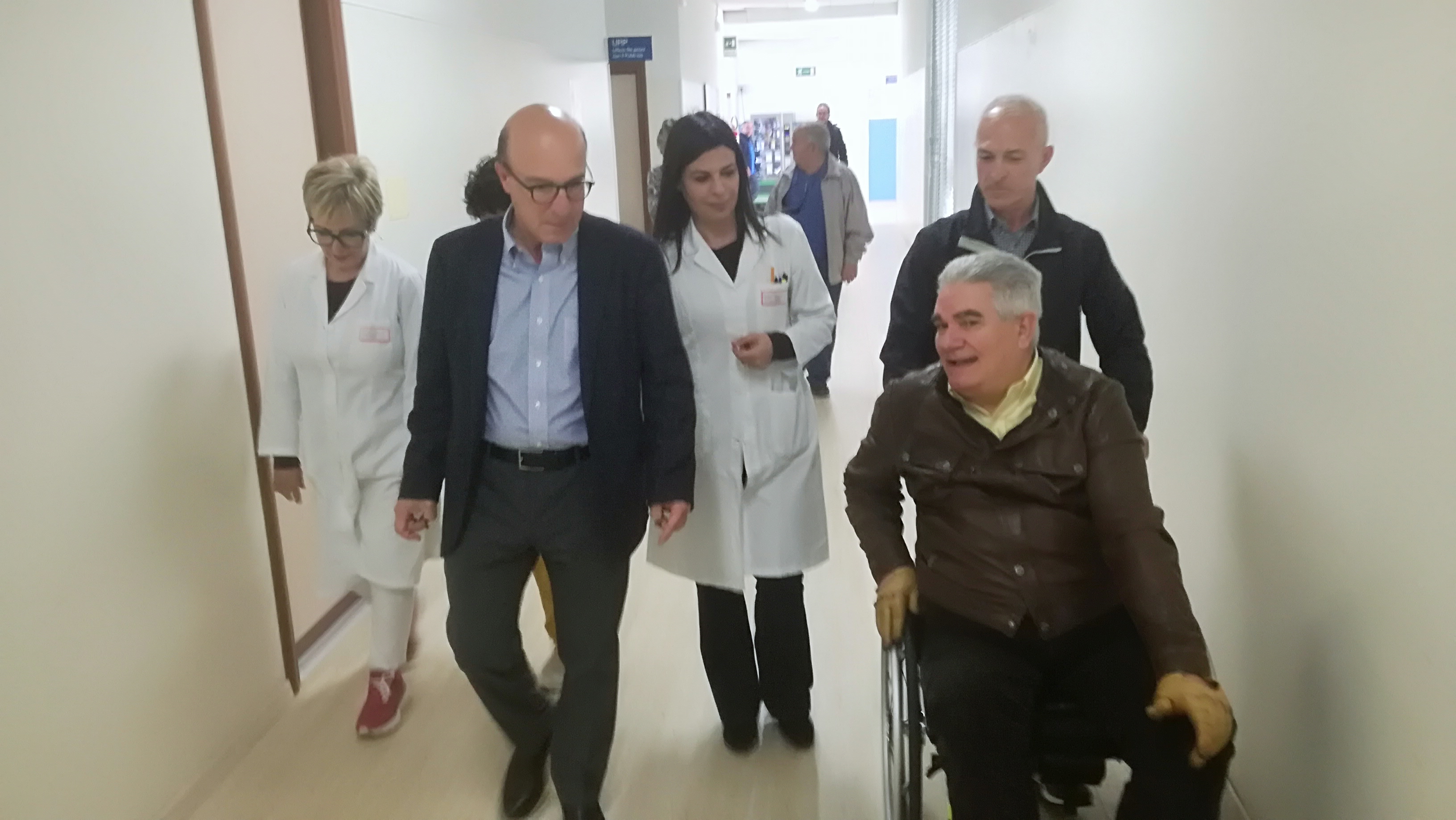 Oristano, il neoassessore Nieddu visita l’ospedale San Martino e il carcere di Massama