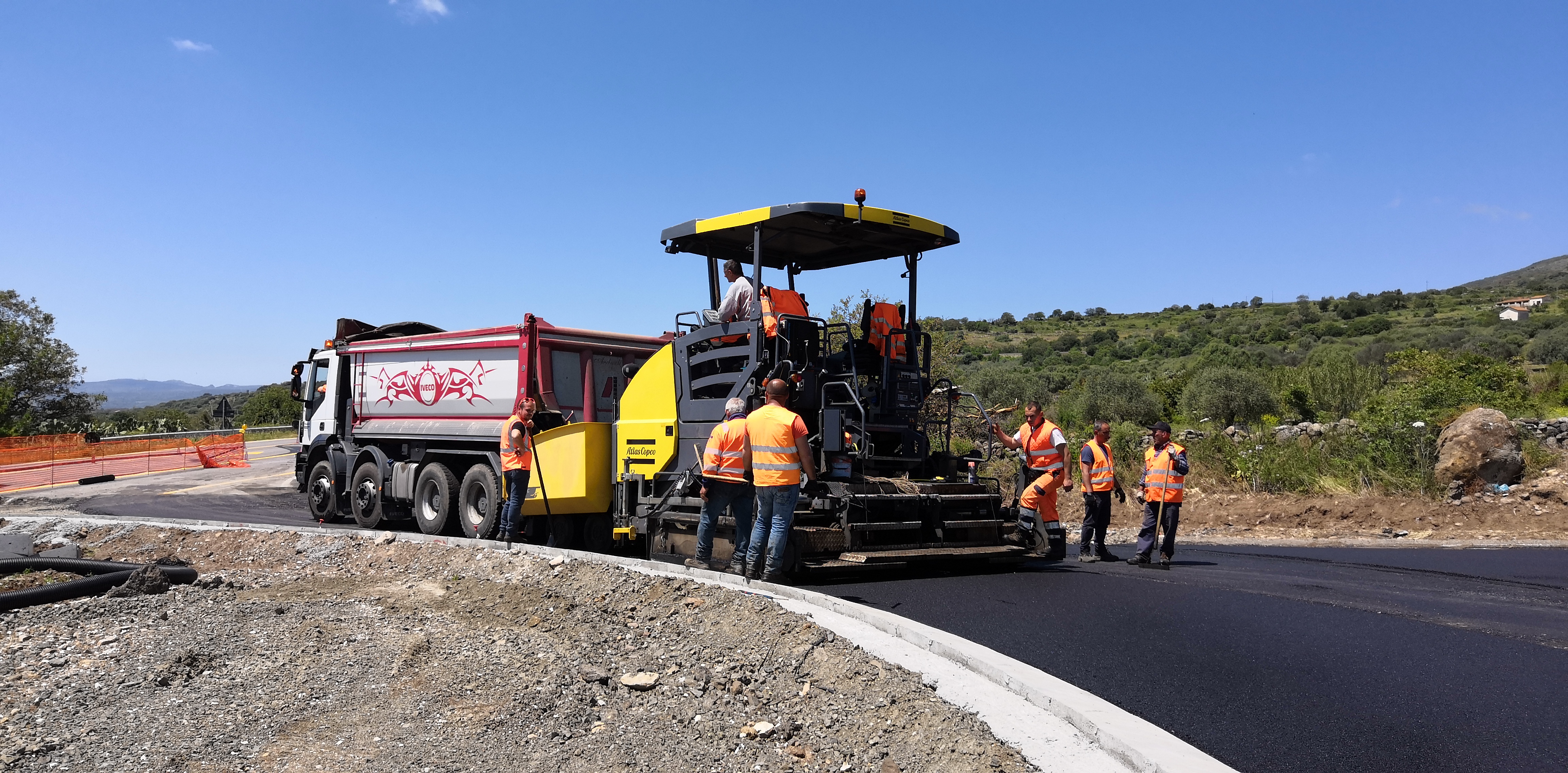 Sardegna, Anas: proseguono i lavori della rotatoria di Bortigali sulla Ss 129