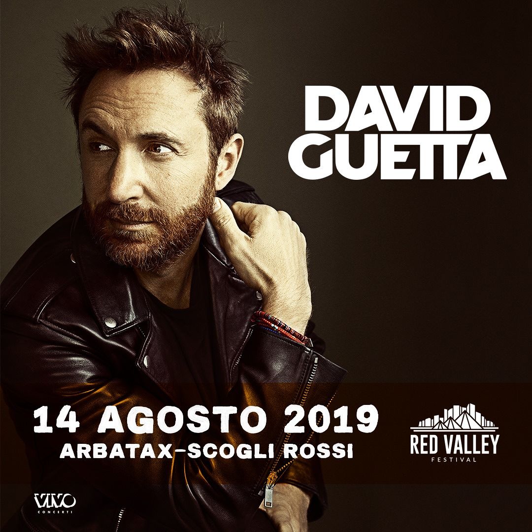 Arbatax, la star internazionale David Guetta al Red Valley Festival