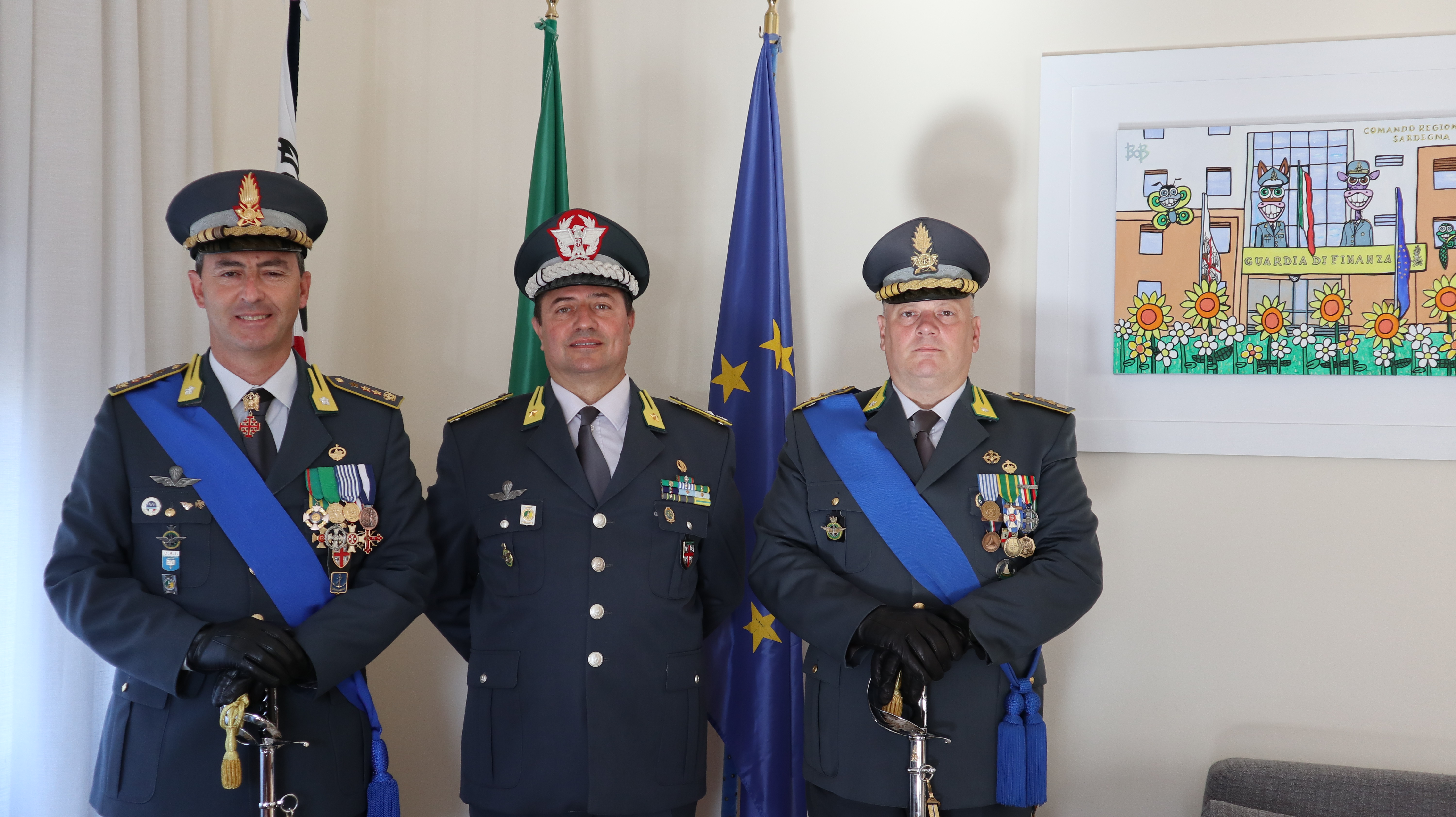 Cagliari, cambio al vertice del Reparto Operativo Aeronavale della Finanza