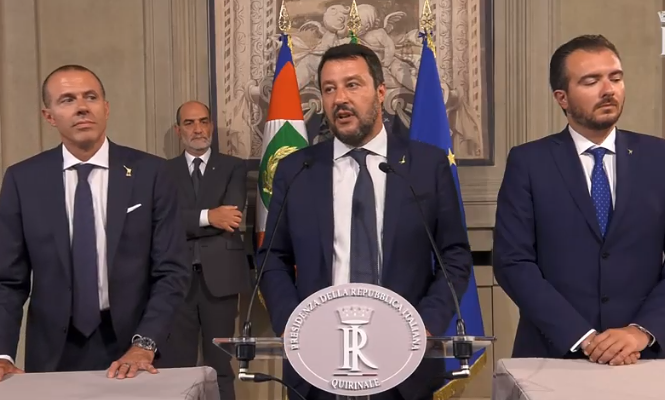 Salvini: “Conte scelto a Biarritz da Berlino, Parigi e Bruxelles”