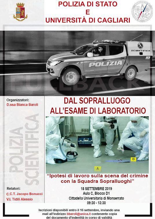 La Polizia di Stato incontra gli studenti dell’Università di Cagliari