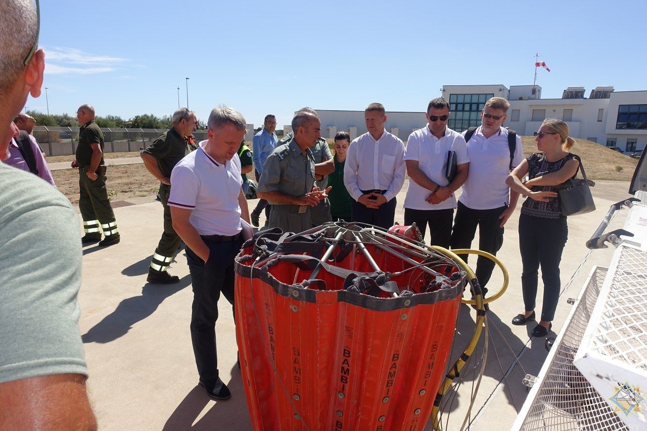Conclusa la missione in Sardegna degli specialisti bielorussi del settore della protezione civile