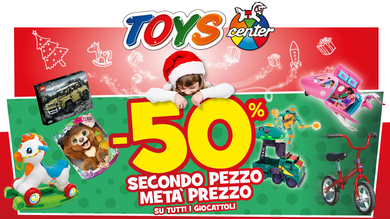 State aspettando il momento giusto per acquistare i regali di Natale? Vi aspettiamo nei negozi Toys Center