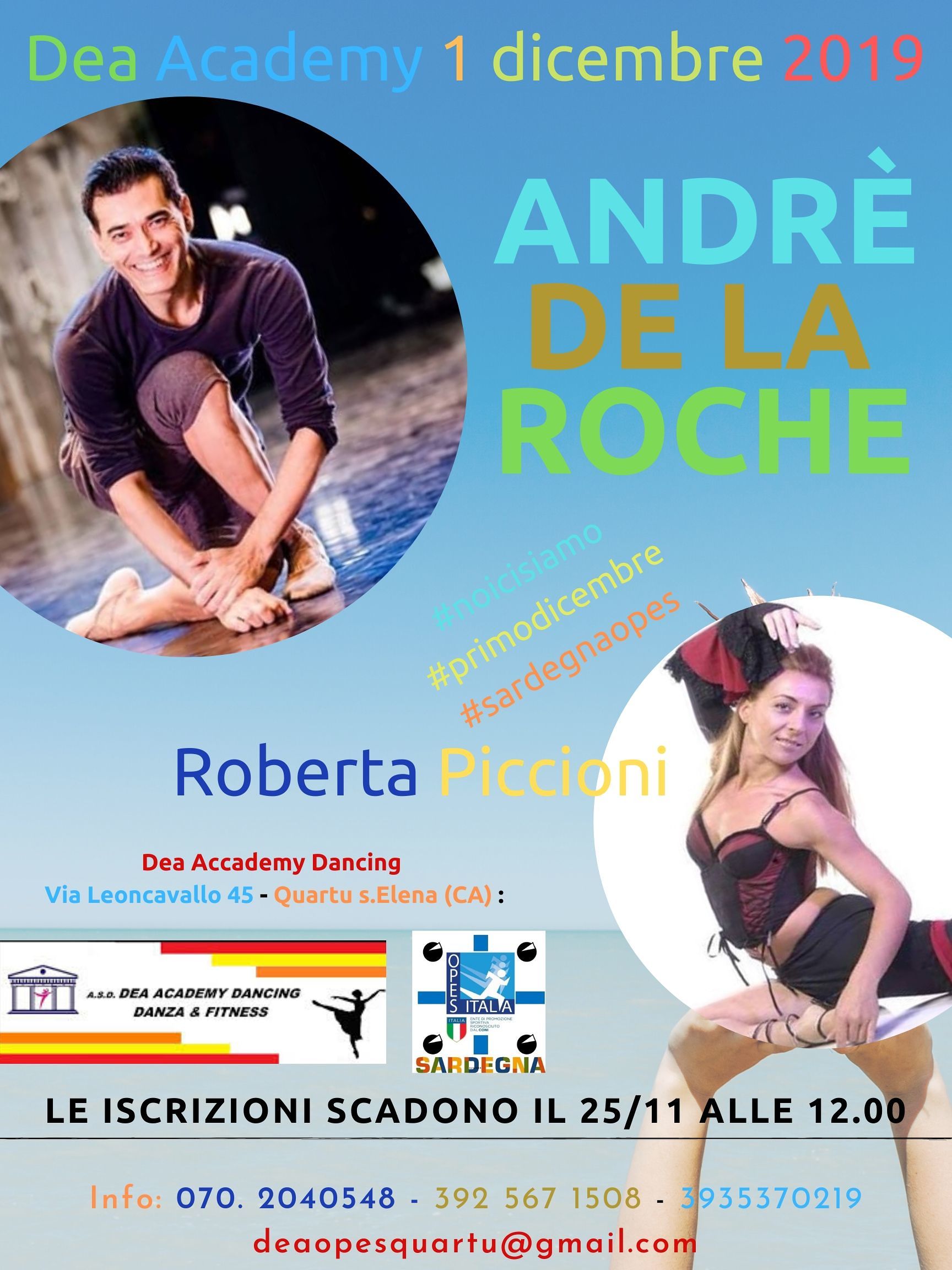 Il maestro Andrè De La Roche domenica a Quartu