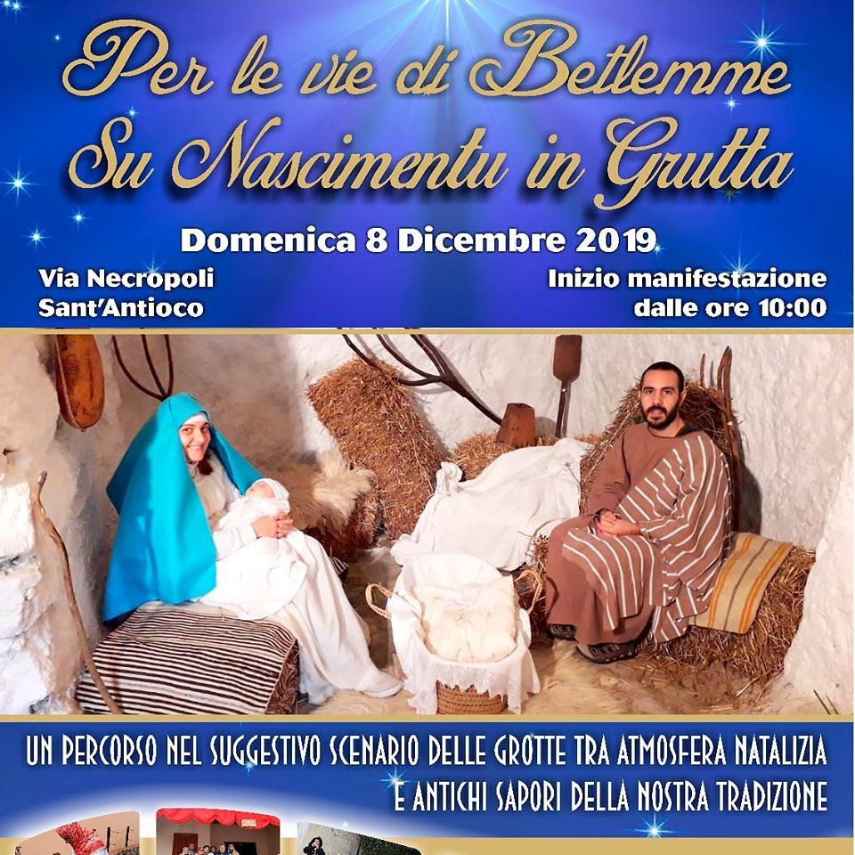 Sant’Antioco, domenica torna l’appuntamento con “Su Nascimentu in grutta”