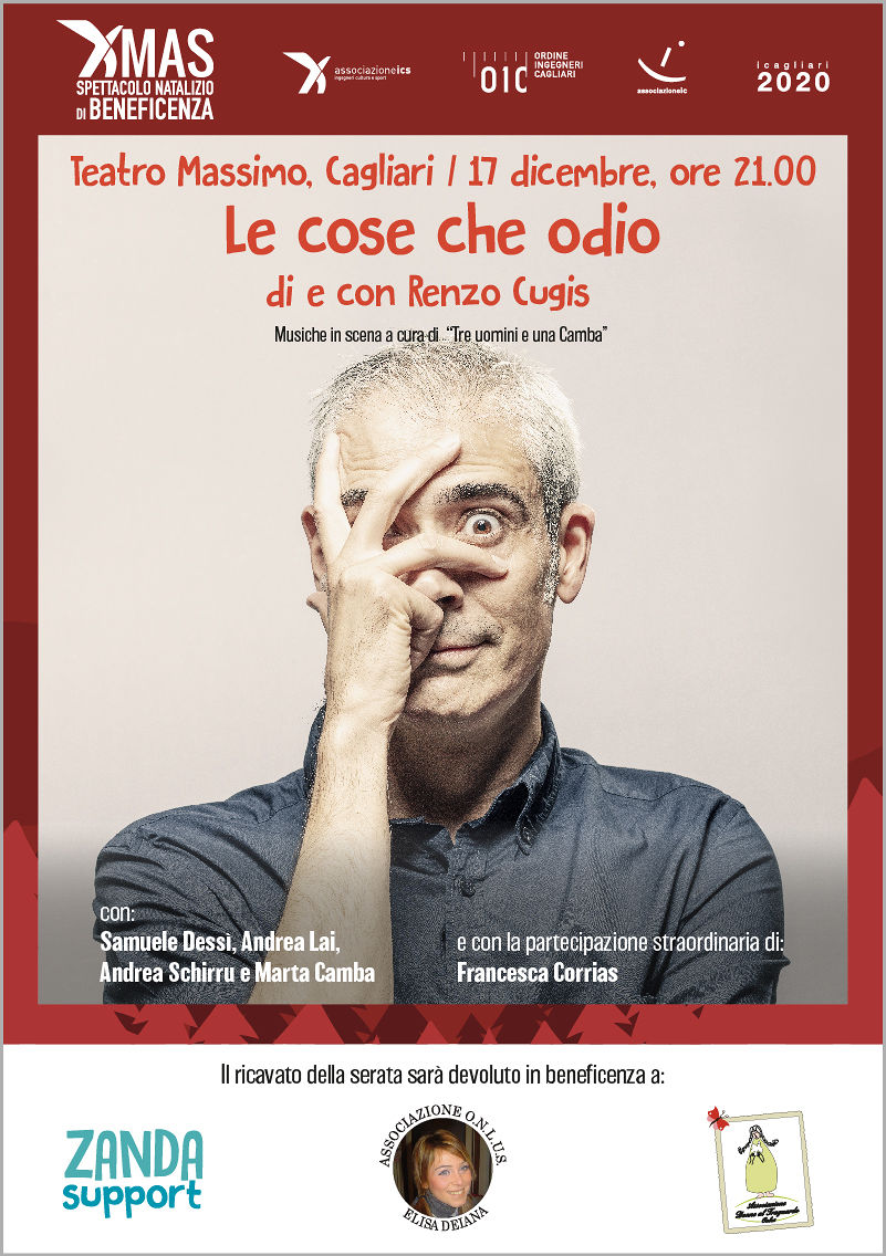 “Le cose che Odio”: torna l’appuntamento con lo spettacolo benefico di Natale