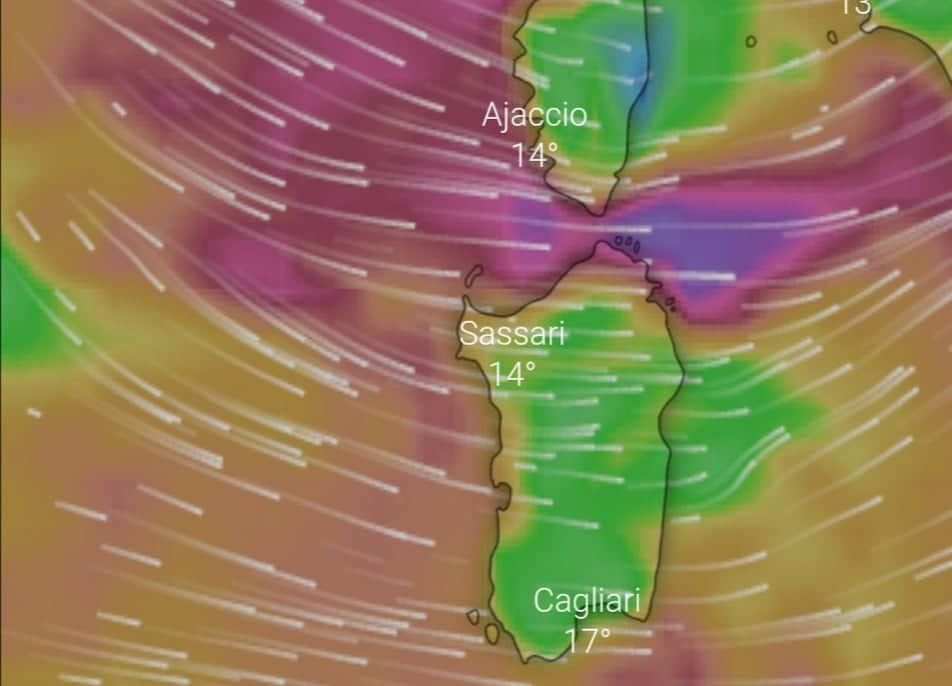 Il vento prende a schiaffi la Sardegna, arrivano anche i temporali: 30 ore di allerta meteo