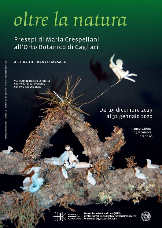 Orto botanico di Cagliari, in mostra i presepi di Maria Crespellani