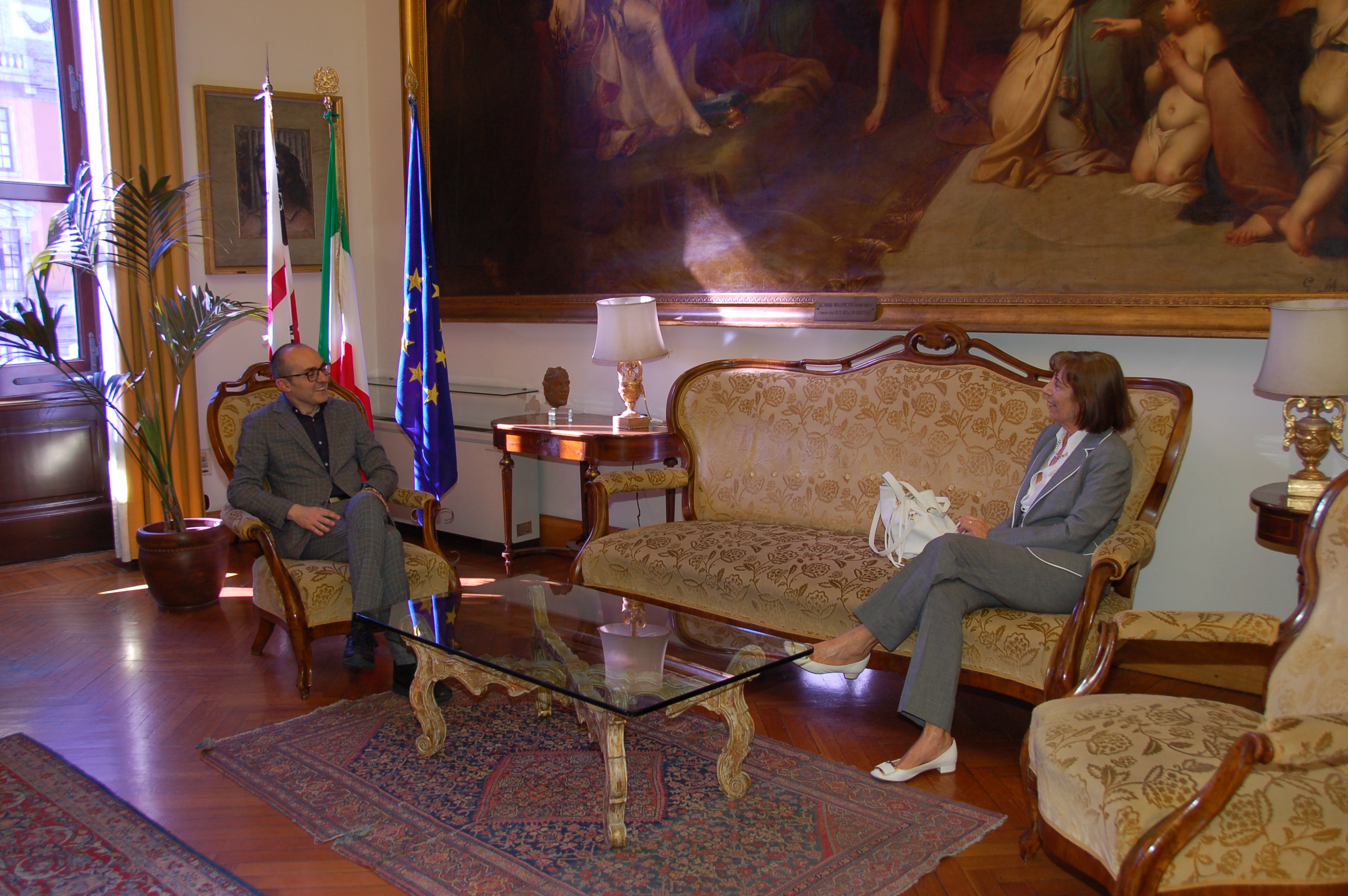 Cagliari, il sindaco Truzzu riceve in Comune la nuova Prefetta Amalia Di Ruocco
