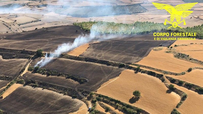 Giornata di fuoco, 6 incendi oggi in Sardegna: 3 causati dallo stesso piromane