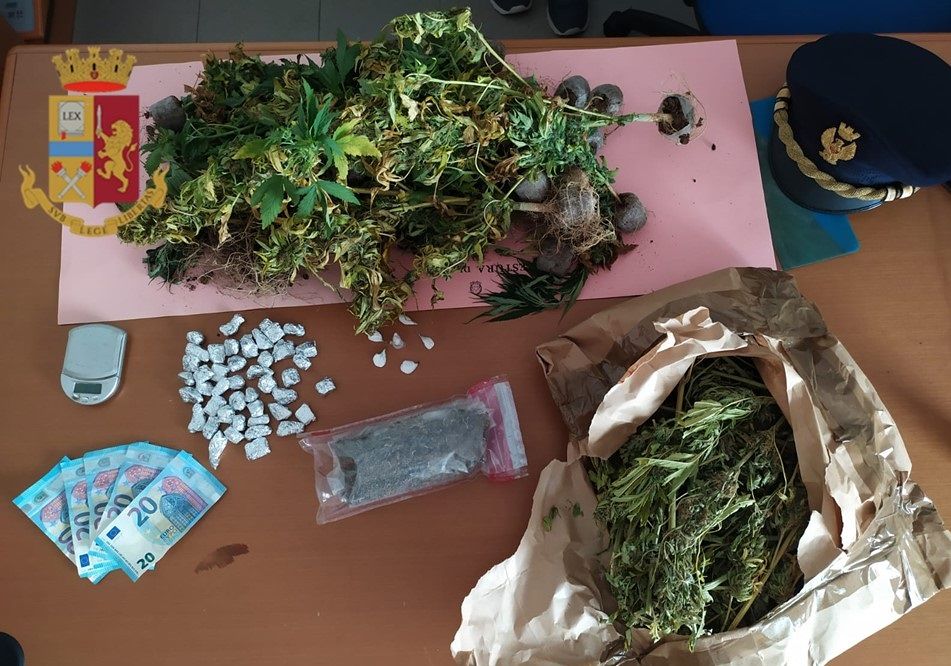Hashish e piante di marijuana in casa: in manette due pusher a Quartu