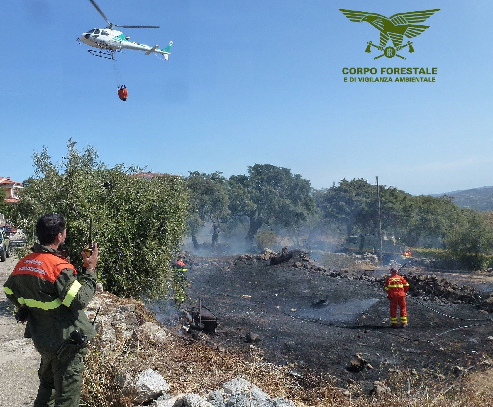 Sardegna, il forte vento favorisce gli incendi: fiamme nelle campagne di Bottidda