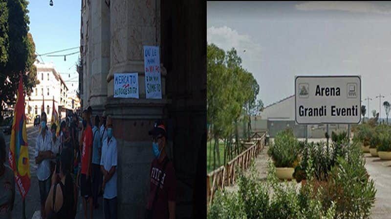 Cagliari, gli ambulanti “ribelli” in trincea: “Non vogliono andare all’Arena grandi eventi”