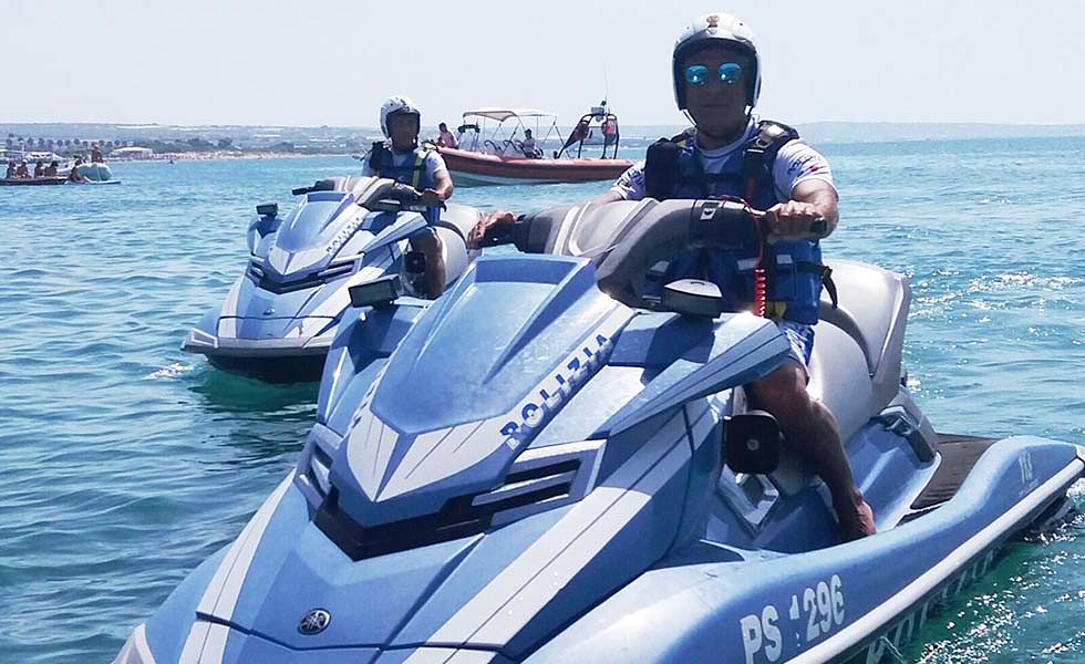 Squadra nautica della polizia di Oristano, i risultati del servizio di vigilanza a mare