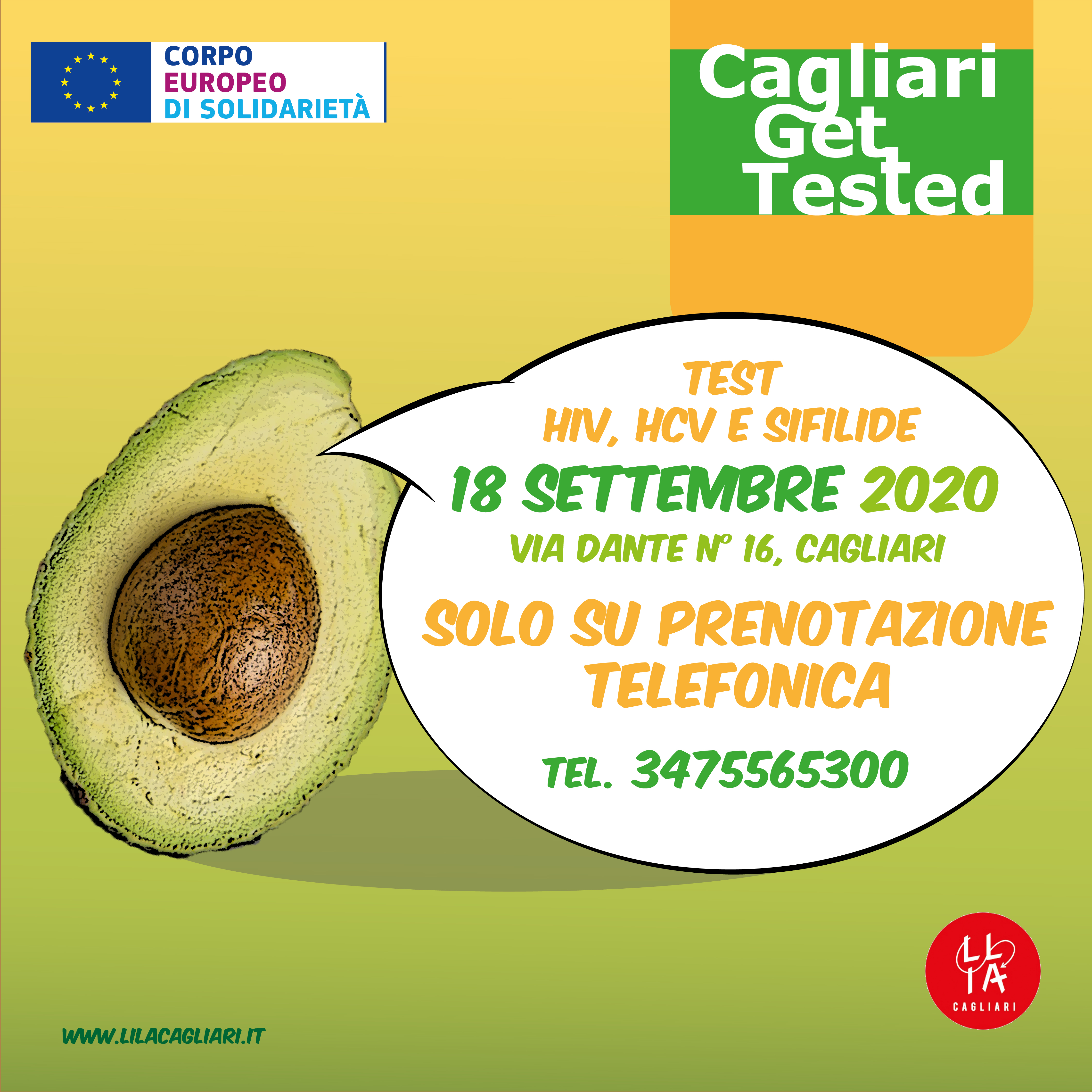 Lila Cagliari è nuovamente operativa: venerdì possibile fare il test rapido per Hiv e Hcv e Sifilide