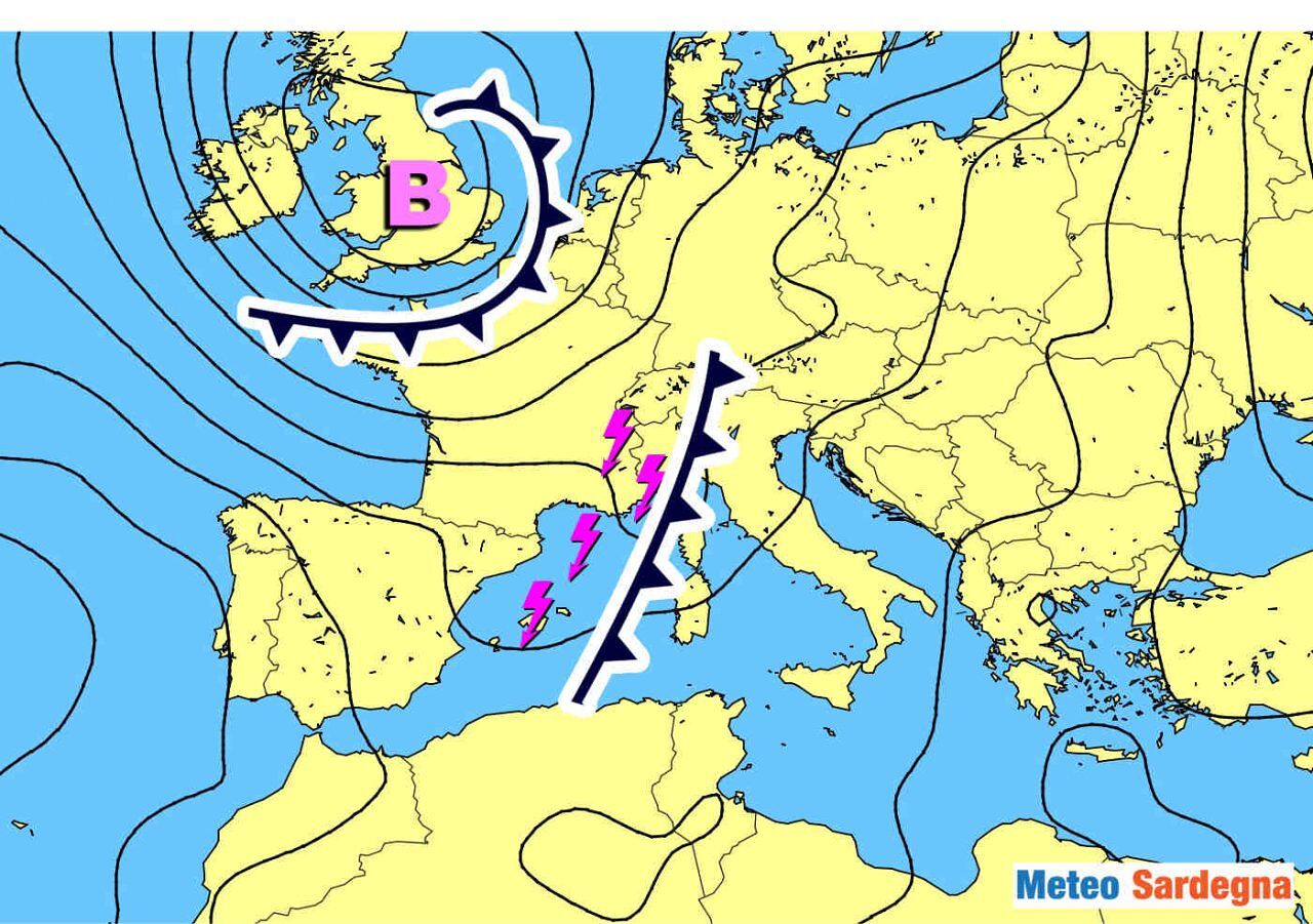 Meteo in peggioramento domani in Sardegna, ma difficilmente pioverà a Cagliari