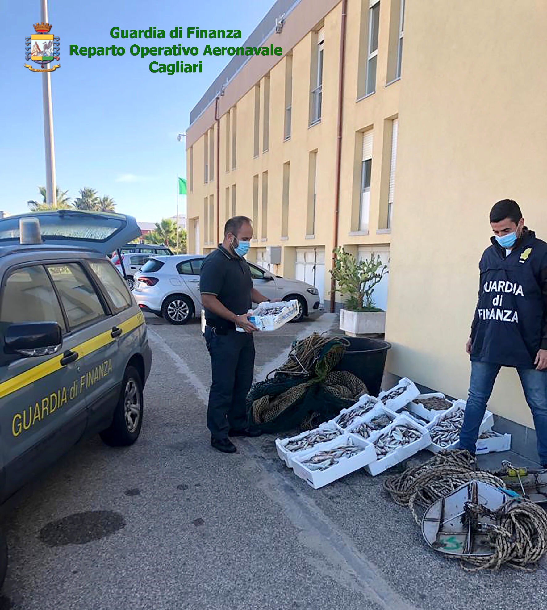 Reti a strascico nel porto di Cagliari, sequestrati 50 kg di pesce: sanzionate 2 persone per 7mila euro