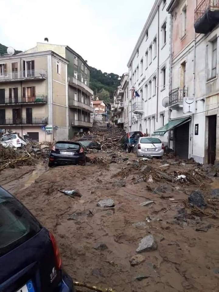 Bitti devastata dal maltempo, bilancio drammatico: due morti e un disperso