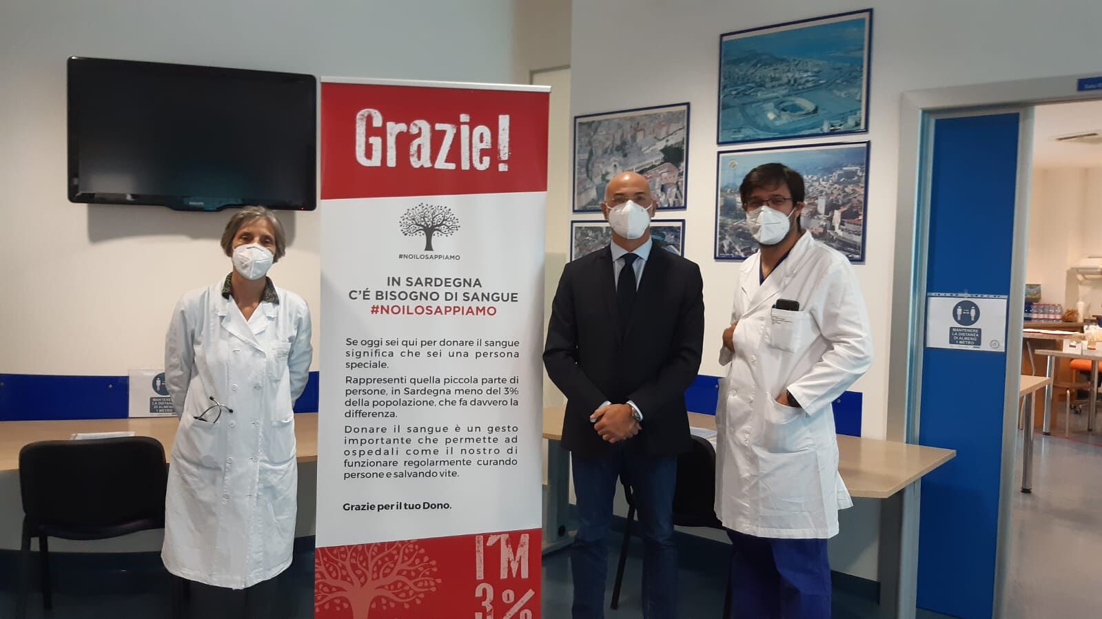 Cagliari, al Brotzu plasma iperimmune per curare i malati Covid e altre patologie