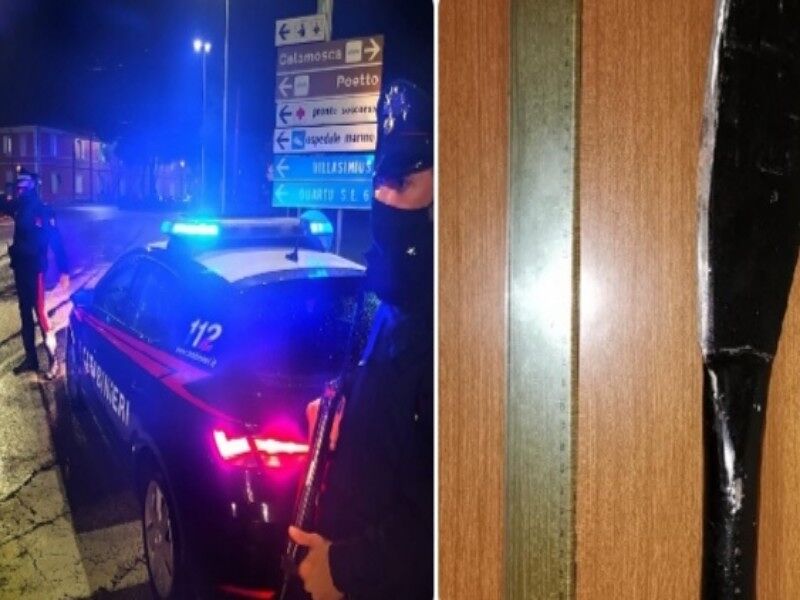 Momenti di terrore per una donna a Cagliari, stalker la minaccia di morte: nell’auto un machete