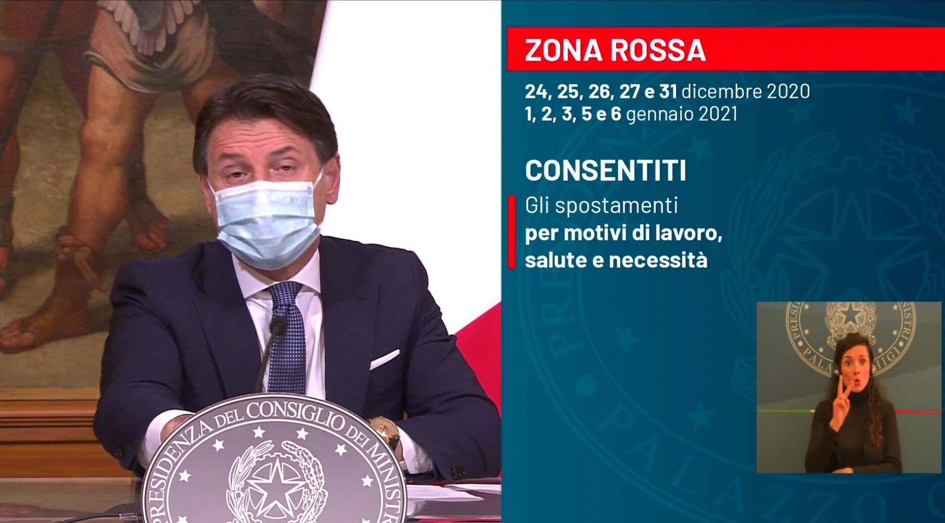 Italia in lockdown per 10 giorni, Natale e Capodanno blindati: multe salate per chi sgarra