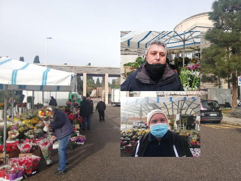 Cagliari, la disperazione dei fiorai del cimitero: “Dopo i 600 euro il nulla, stiamo buttando i fiori”