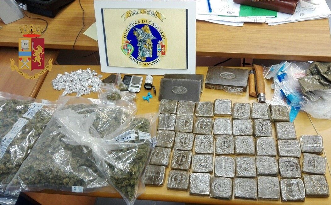 Lotta al narcotraffico, 4 arresti a Cagliari: sgominata un’associazione a delinquere a San Michele