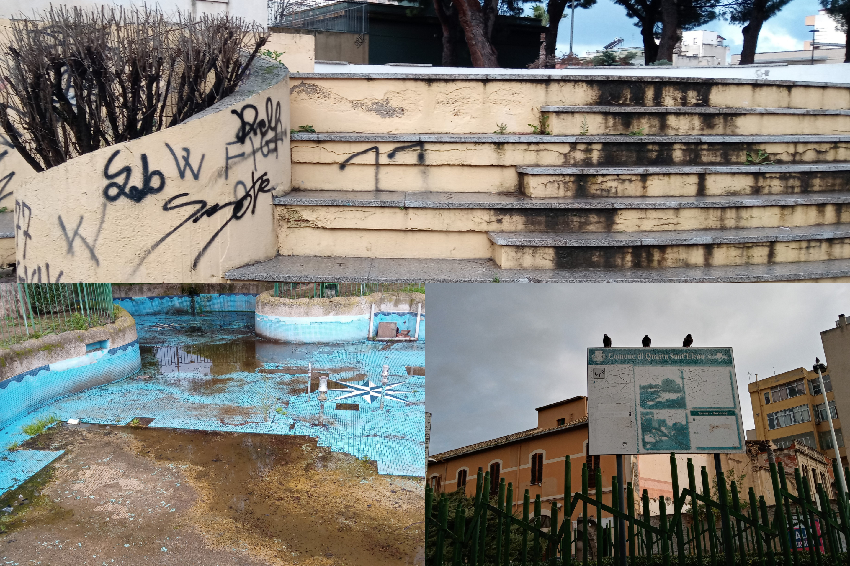 Disagi e degrado al parco Matteotti, il movimento Quartu da salvare: “I cittadini continuano a segnalarci problemi”