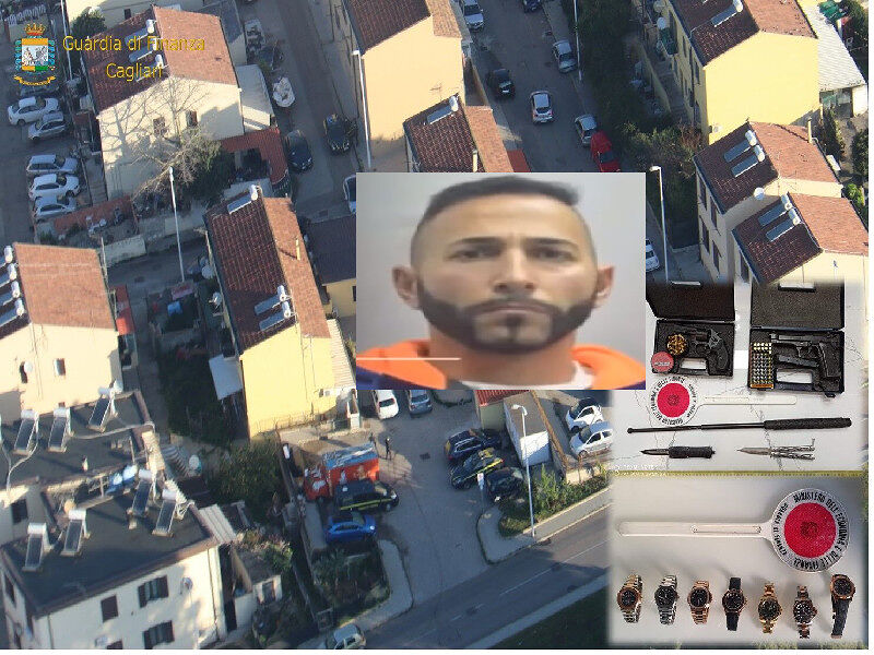 Dalle case alle armi sino al night: ecco i beni sequestrati al pregiudicato cagliaritano Cristian Viola