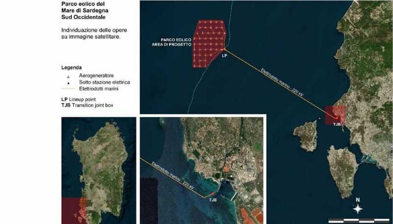 Sulcis, sospesa la procedura per la concessione marittima per la centrale eolica