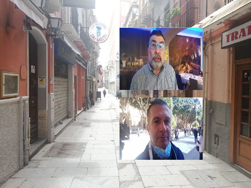 Cagliari, i ristoratori senza spazi all’aperto disperati: “Staremo chiusi sino a giugno” 
