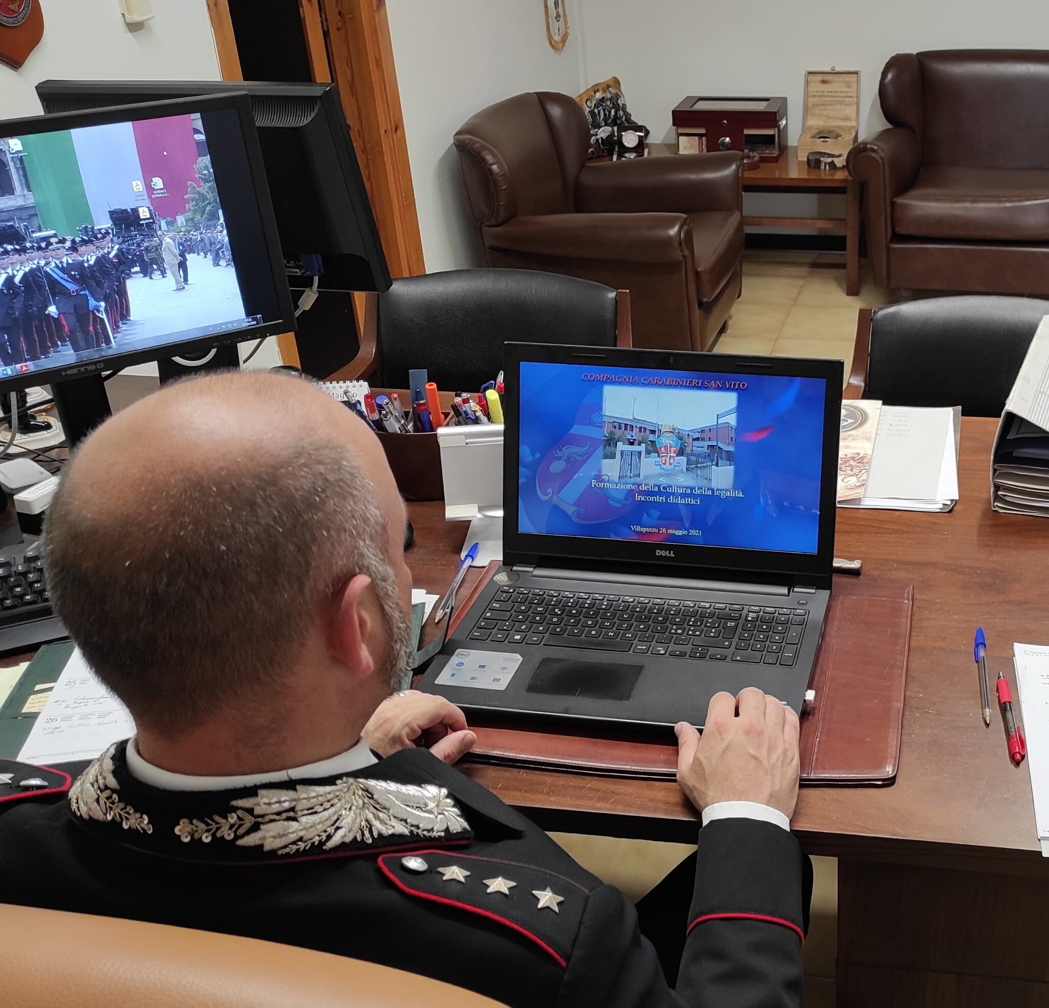 Villaputzu, carabinieri online con gli studenti per il progetto “Cultura della Legalità”