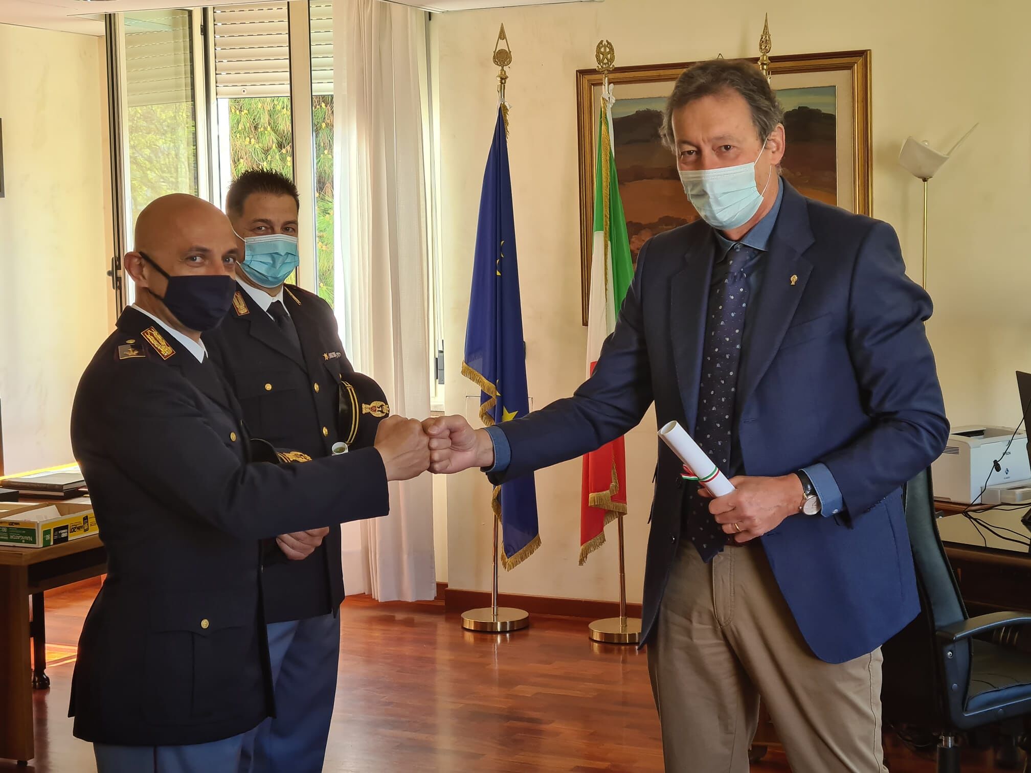 Cagliari, il Questore consegna i premi agli uomini e alle donne della Questura