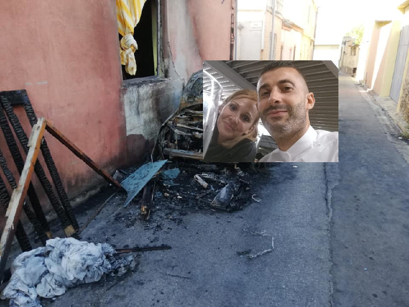 Settimo, bruciata l’auto di una coppia di commercianti di Monserrato: “Non abbiamo mai fatto male a nessuno”