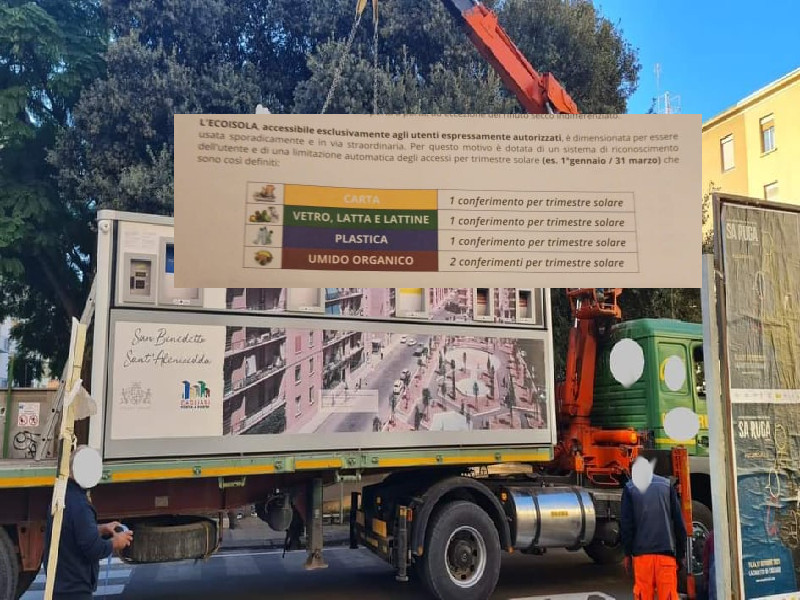 Cagliari, le nuove isole ecologiche? Possono essere utilizzate solo una volta ogni 3 mesi