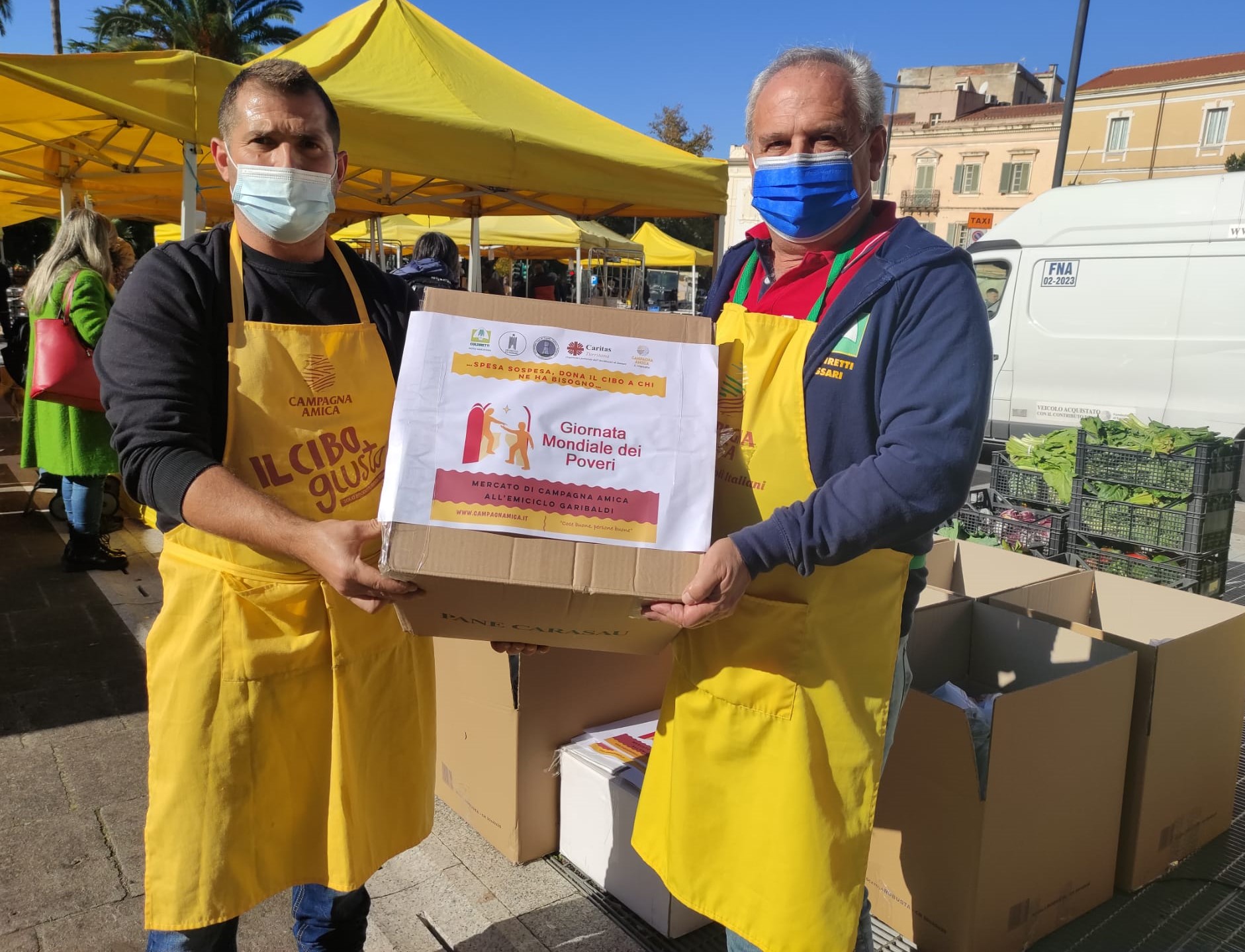Giornata mondiale dei poveri: a Oristano, Nuoro e Quartu 5 quintali di cibo donati ai bisognosi